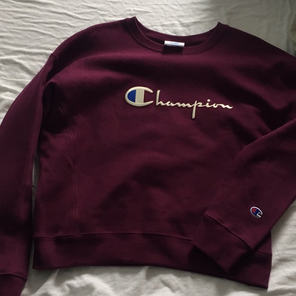 Champion Tops - Champion crew neckMAROON NWOT
